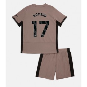 Tottenham Hotspur Cristian Romero #17 3rd Trikot 2023-24 Kurzarm (+ kurze hosen)